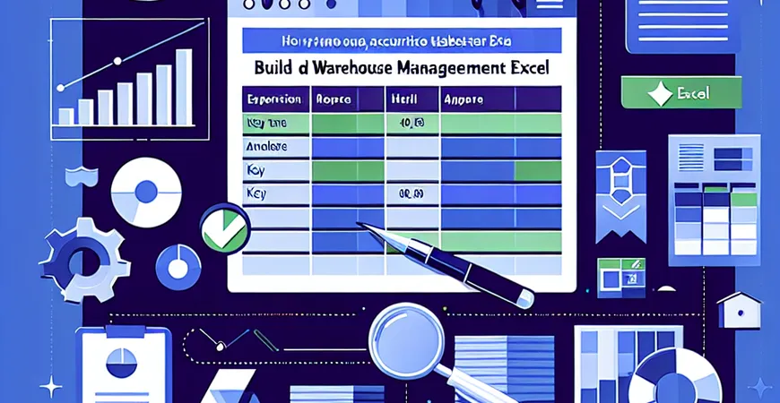 如何用 Excel 打造准确的出入库业务表格